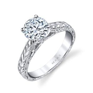 10860HE Solitaire Engagement Ring