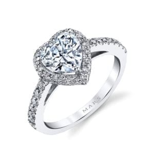 13759  Diamond Engagement Ring 0.42 Ctw.