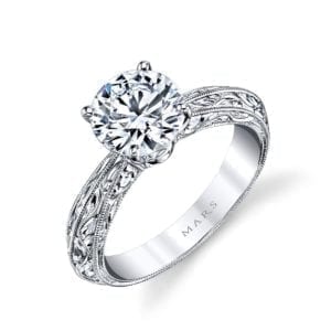 13912HE Solitaire Engagement Ring