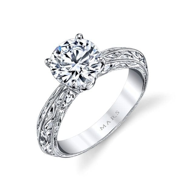 13912HE Solitaire Engagement Ring