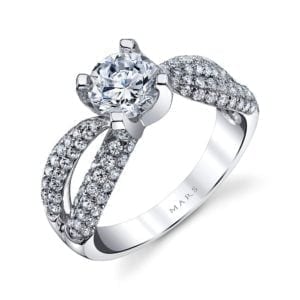 25101 Diamond Engagement Ring 0.94 Ctw.