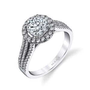 25128  Diamond Engagement Ring 0.54 Ctw.