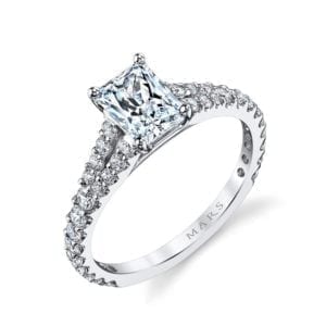 25139 Diamond Engagement Ring 0.57 Ctw.