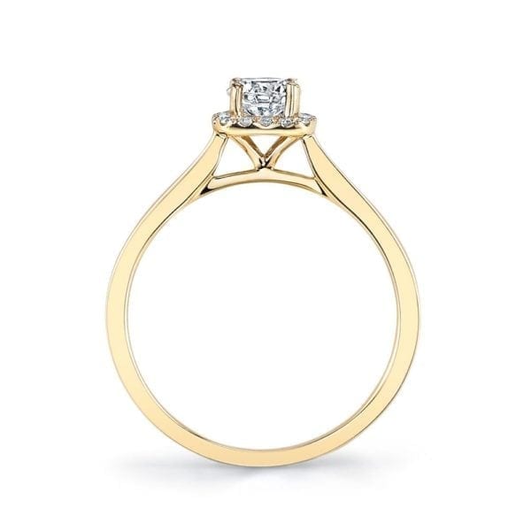 25150-R33-PS Diamond Engagement Ring 0.08 Ctw.