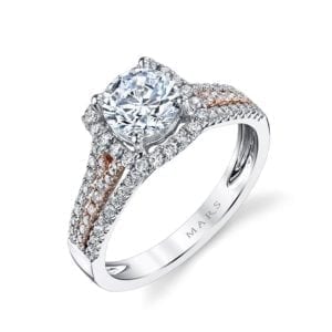 25151  Diamond Engagement Ring 0.52 Ctw.