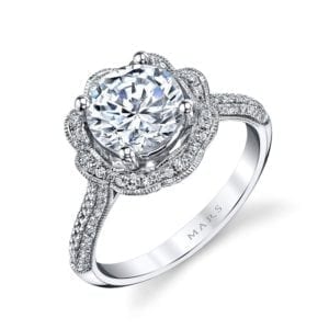 25255  Diamond Engagement Ring 0.47 Ctw.