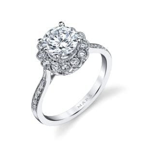 25329  Diamond Engagement Ring 0.60 Ctw.