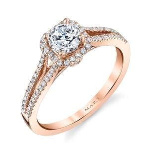 25355  Diamond Engagement Ring 0.25 Ctw.