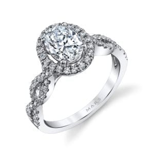 25366  Diamond Engagement Ring 0.48 Ctw.