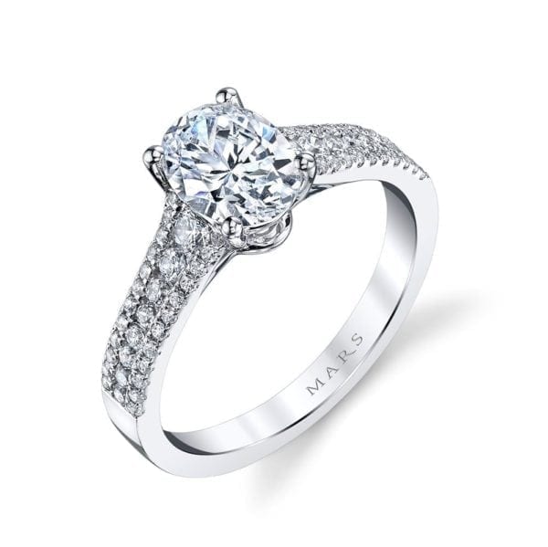 25478 Diamond Engagement Ring 0.42 Ctw.