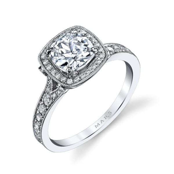 25530  Diamond Engagement Ring 0.51 Ctw.