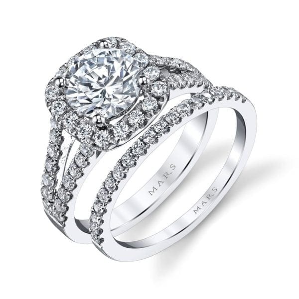 25563 Diamond Engagement Ring 0.95 Ctw.