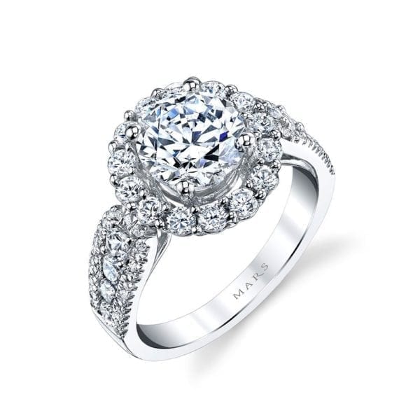 25628 Diamond Engagement Ring 1.22 Ctw.