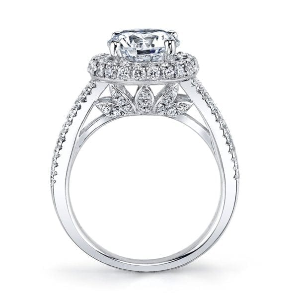 25637 Diamond Engagement Ring 1.09 Ctw.