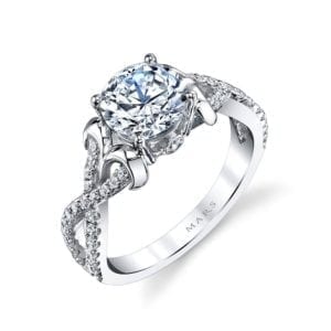 25720 Diamond Engagement Ring 0.32 Ctw.