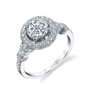 25723 Diamond Engagement Ring 0.52 Ctw.