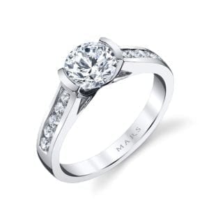 25726 Diamond Engagement Ring, 0.29 Ctw.