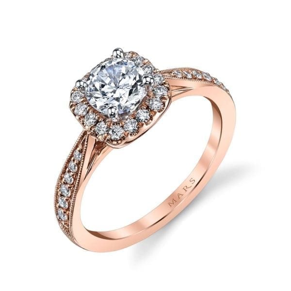 25804 Diamond Engagement Ring 0.31 Ctw.