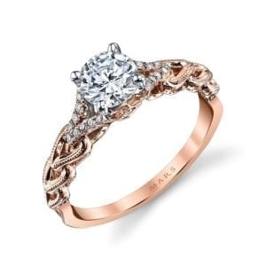 25816 Diamond Engagement Ring 0.08 Ctw.