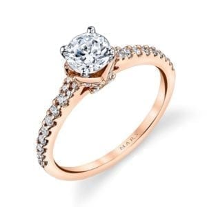 25817 Diamond Engagement Ring 0.29 Ctw.