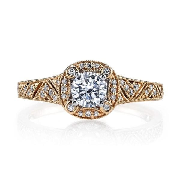 25850 Diamond Engagement Ring 0.13 Ctw.