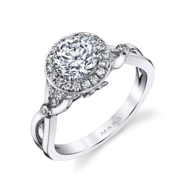 25950 Diamond Engagement Ring, 0.26 Ctw.