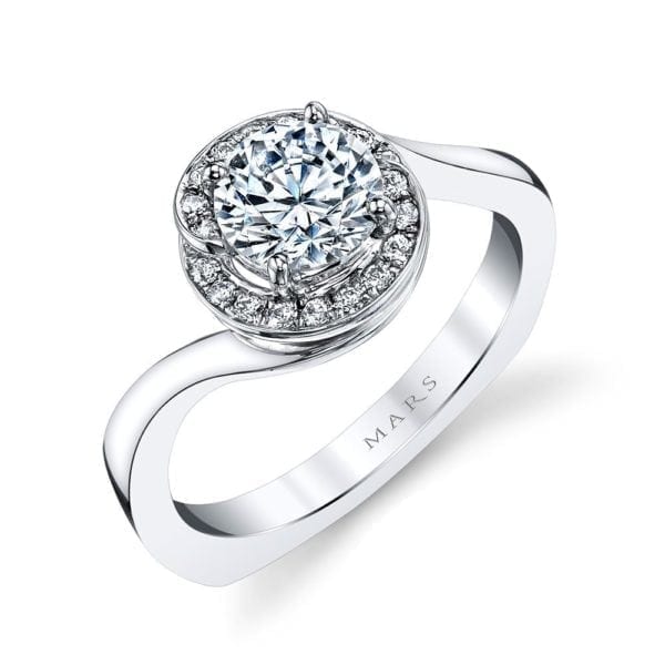 25958 Diamond Engagement Ring, 0.15 Ctw.