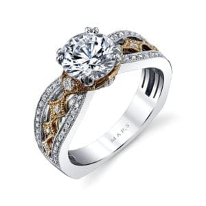 26043TT Diamond Engagement Ring 0.35 Ctw.