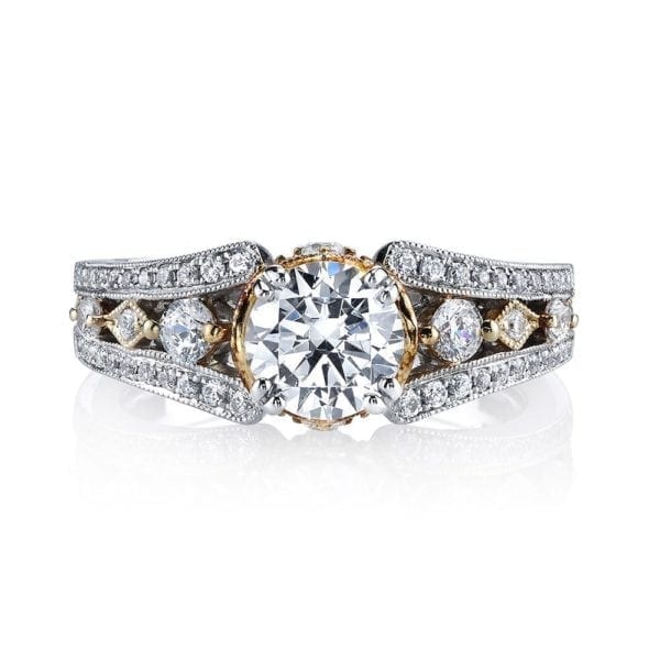 26048TT Diamond Engagement Ring 0.46 Ctw.