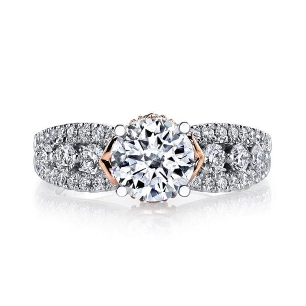 26061TT Diamond Engagement Ring, 0.70 Ctw.