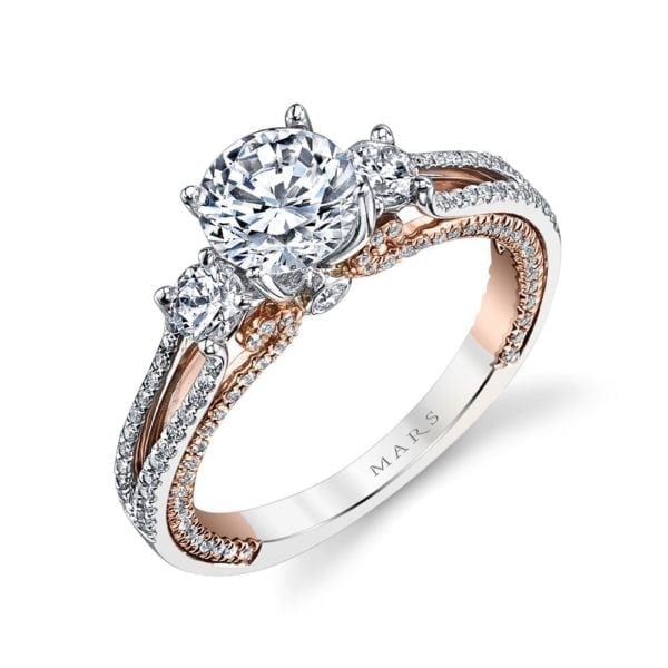 26085TT Diamond Engagement Ring, 0.66 Ctw.