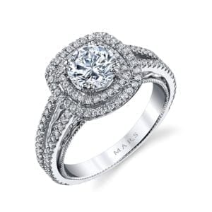 26086 Diamond Engagement Ring, 0.42 Ctw.