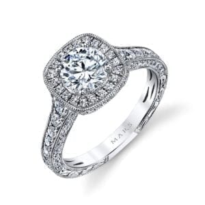 26169 Diamond Engagement Ring 0.82 Ctw.