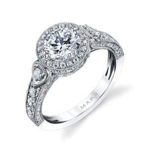 26170 Diamond Engagement Ring, 0.85 Ctw.