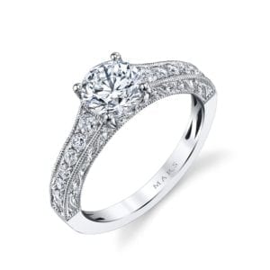 26239 Diamond Engagament Ring 0.33 Ctw.