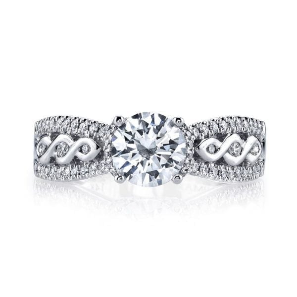 26242 Diamond Engagement Ring 0.33 Ctw.