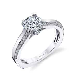 26251 Diamond Engagement Ring 0.21 Ctw.