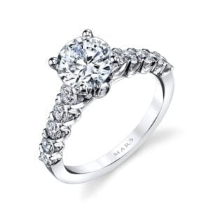 26344 Diamond Engagement Ring 0.63 Ctw.