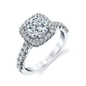 26467 Diamond Engagement Ring 0.57 Ctw.