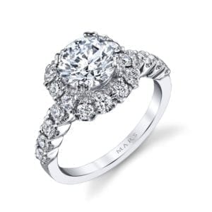 25496 Diamond Engagement Ring 0.87 Ctw.