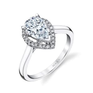 26499 Diamond Engagement Ring 0.11 Ctw.