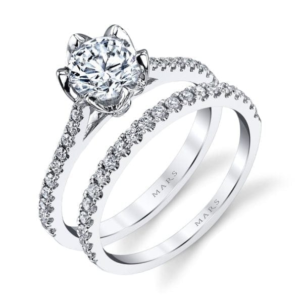 26530 Diamond Engagement Ring 0.18 Ctw.
