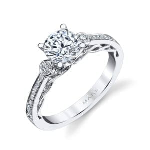 26543 Diamond Engagement Ring 0.17 Ctw.