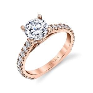 26562 Diamond Engagement Ring 0.52 Ctw.