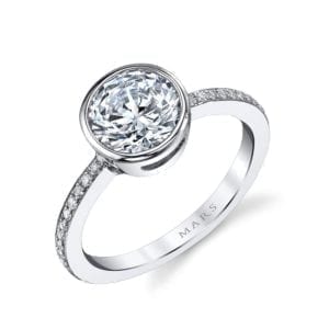 26702D Diamond Engagement Ring 0.12 Ctw.
