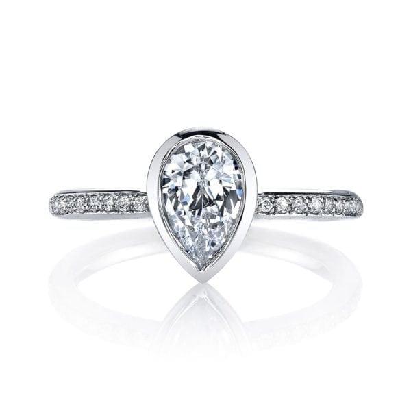 26704D Diamond Engagement Ring 0.12 Ctw.