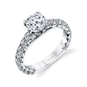 MARS R245 Diamond Engagement Ring, 1.28 Ctw.